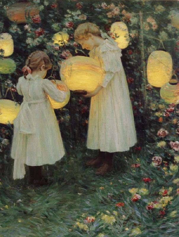 Luther Van Gorder Japanese Lanterns Germany oil painting art